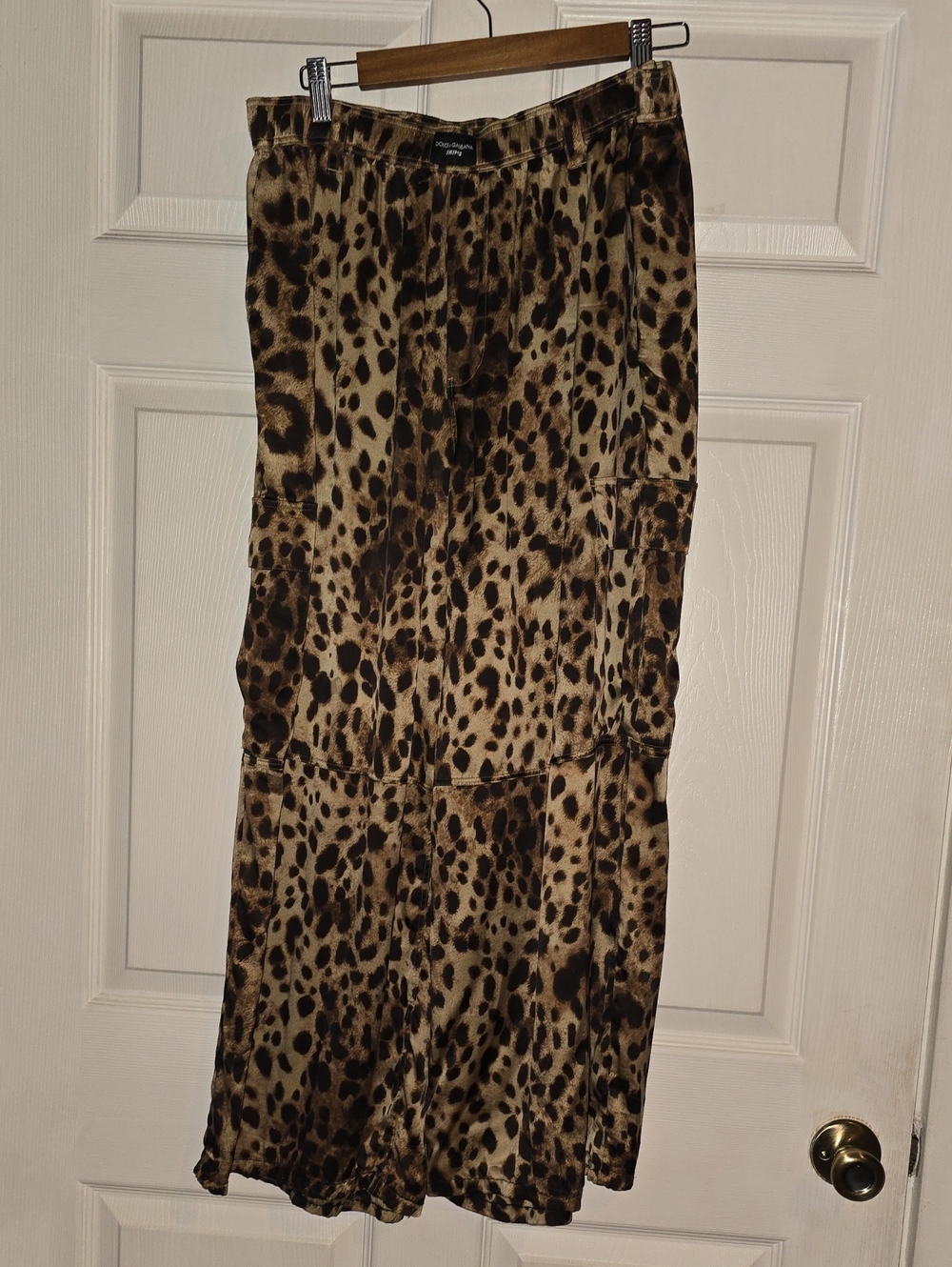 Skims Dolce & Gabanna X Skims Leopard Cargo Pants   @HEMMED@ Large